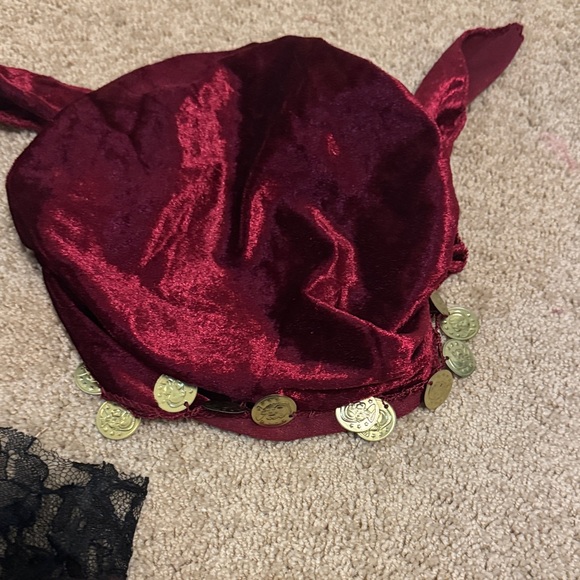 Spirit Burgundy and Black Pirate Costume for Kids - Picture 3 of 4